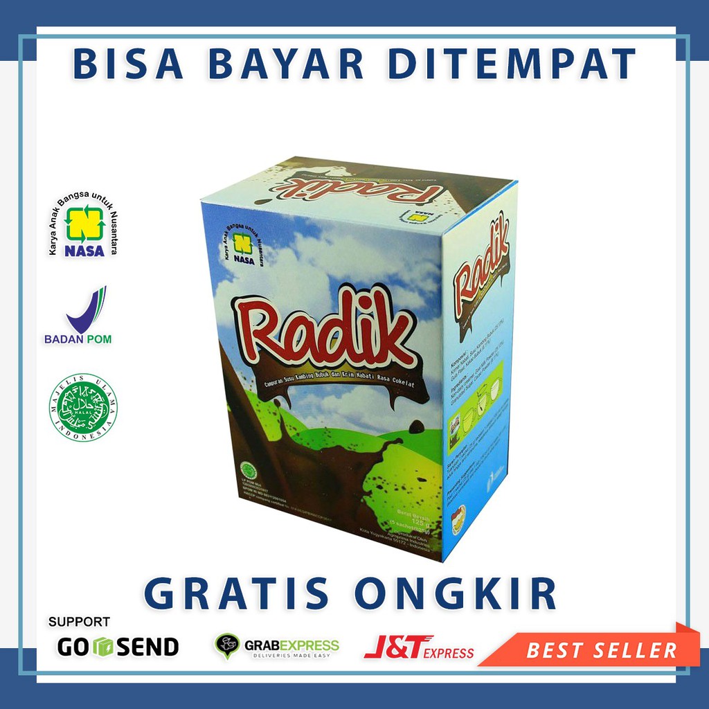 

SUSU RADIK COKLAT - Susu Kambing Etawa - Susu Murni Pneyembuhan Penyakit - Susu Bubuk