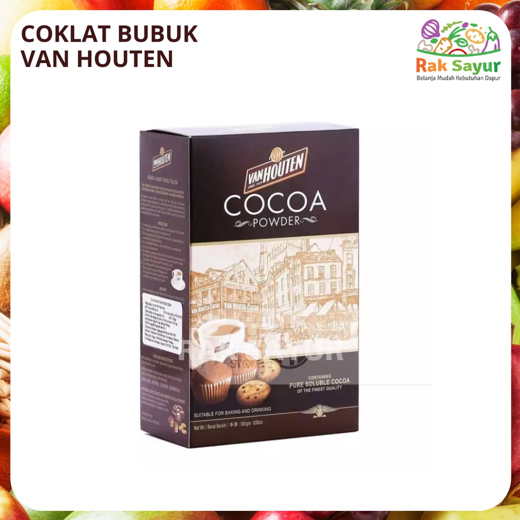 

Coklat Bubuk Cocoa Powder Van Houten 45gr Bahan Kue Padang