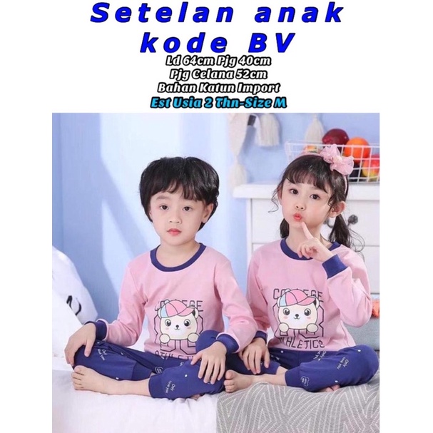 Setelan anak import size M &amp; L