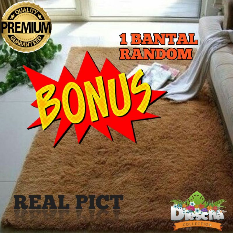 Karpet Bulu Kamar Tidur Karpet Bulu Rasfur Murah 200x150x3,5Karpet Bulu TebaL Kasur Lantai Karpet Bu