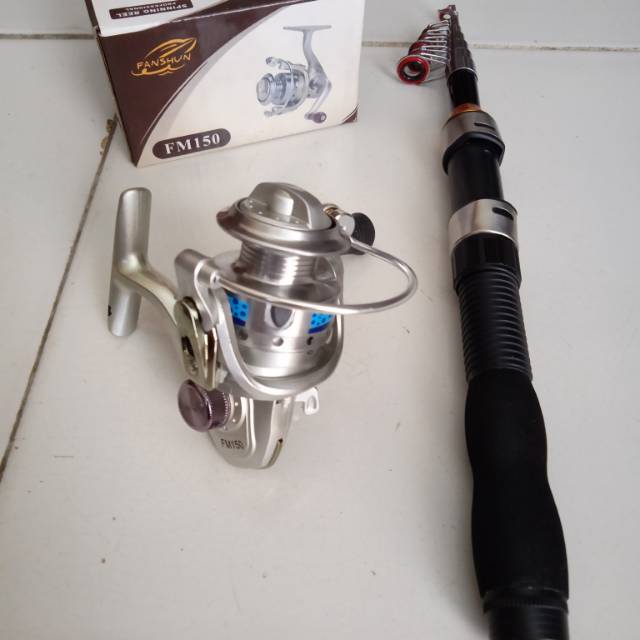 Reel Fanshun 10 bearing + Joran antena 1.5 m