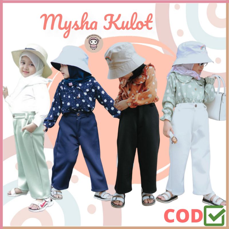 Afsheenastore Celana Kulot Anak Mysha Kulot