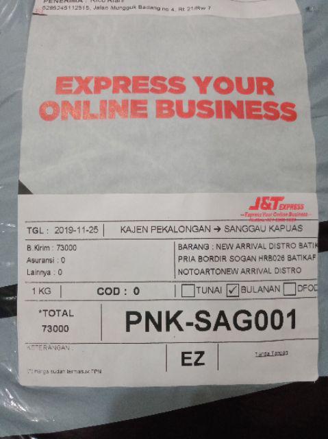 Diskon Bswart Batik Hrb026 Kenongo Hem Pendek Anjani Biru Pekalongan M L Xl Batik Pria Murah Modern