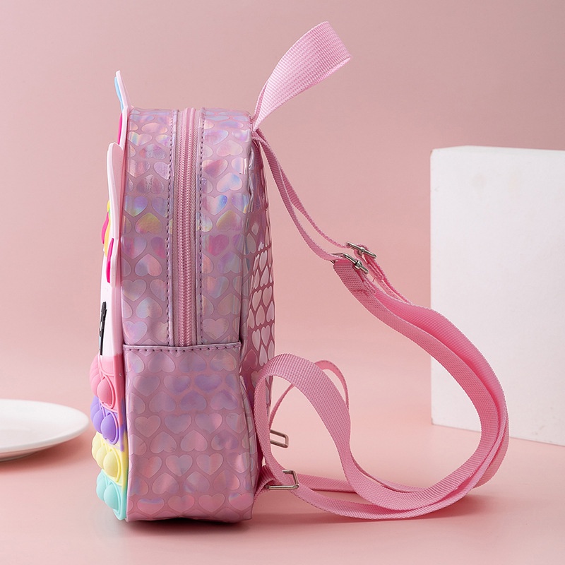 Tas Ransel Pop It Unicorn Makaron Rainbow Anak Penghilang Stress  Tas Sekolah Kapasitas Besar Pop It Ransel tas Sekolah Anak ransel siswa