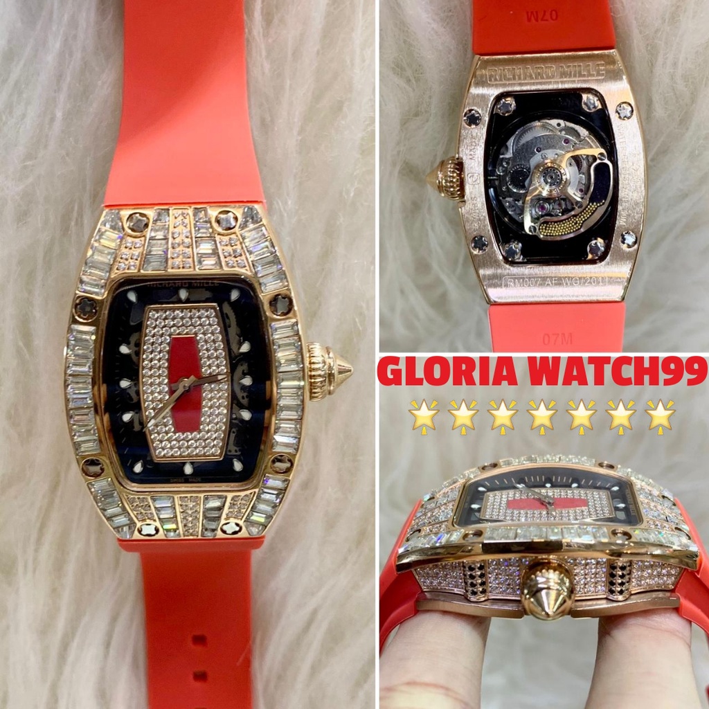 JAM TANGAN WANITA RICHARD MILE RM007 SYAHRINI DIAMOND ORI SWISS CLONE