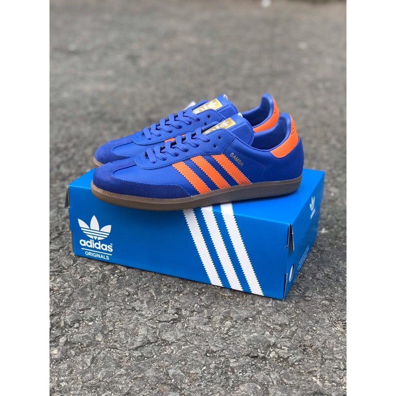 adidas samba blue gumsole (dublin colorway)