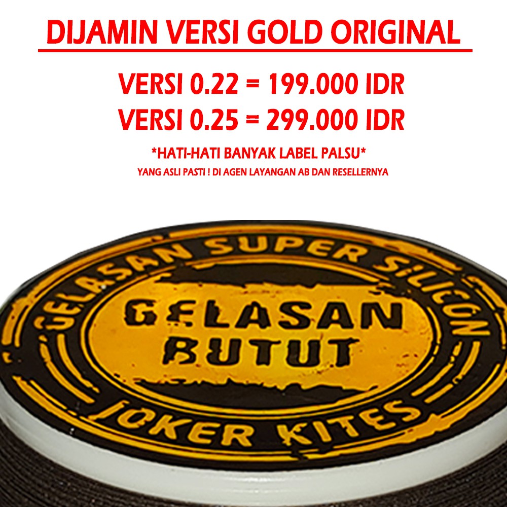 [Super Langka] JOKER BUTUT Gelasan Joker Butut Gold Grade ??? (Unknown)