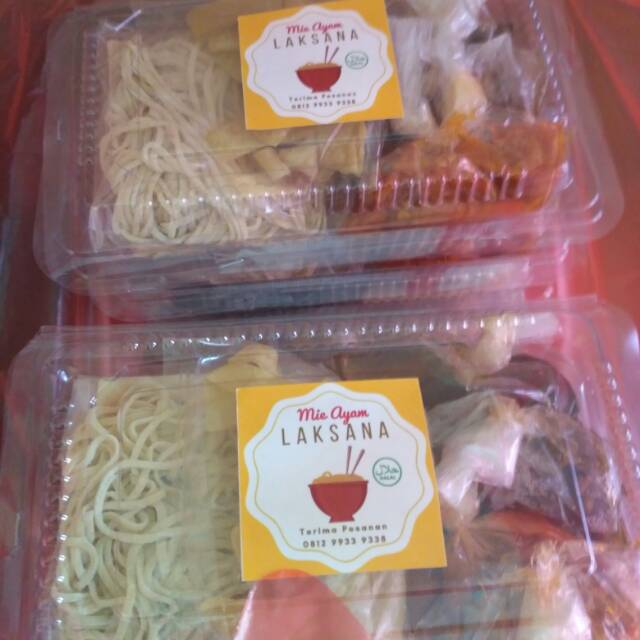 

Mie ayam laksana (masak sendiri)