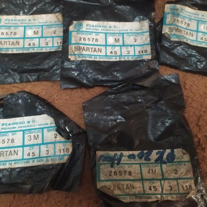 ] ring piston/seher vespa spartan/excel 200