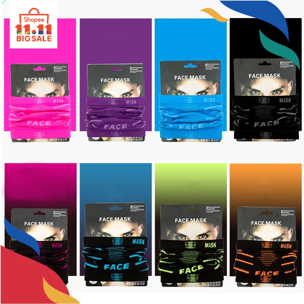 FY&Pria Wanita Masker Wajah Setengah Wajah Untuk Bermain Ski Bersepeda Outdoor Wajah Anti Debu Flu