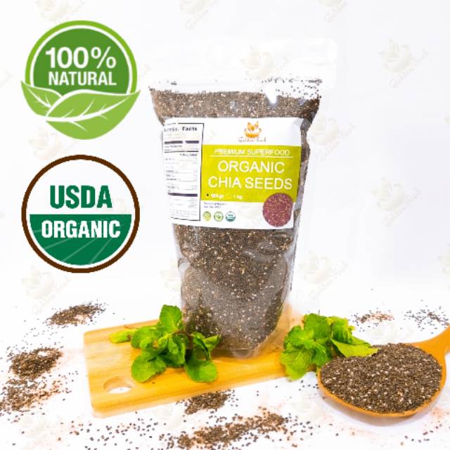 500gr Organic Black Chia Seed Mexico