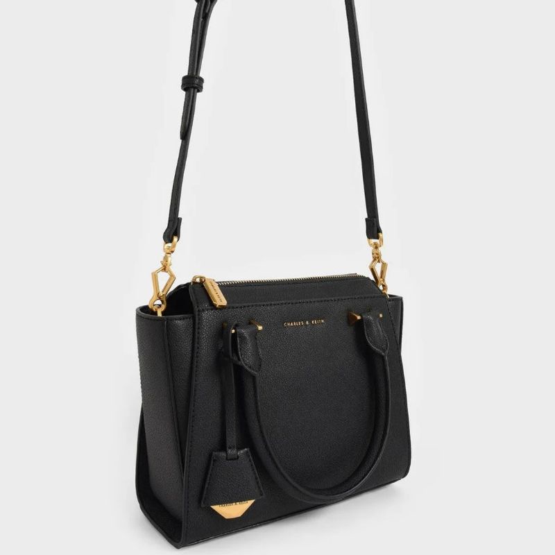 7.7 SALE | CK Structured Trapeze Bag / CK Double Handle Trapeze Tote Bag
