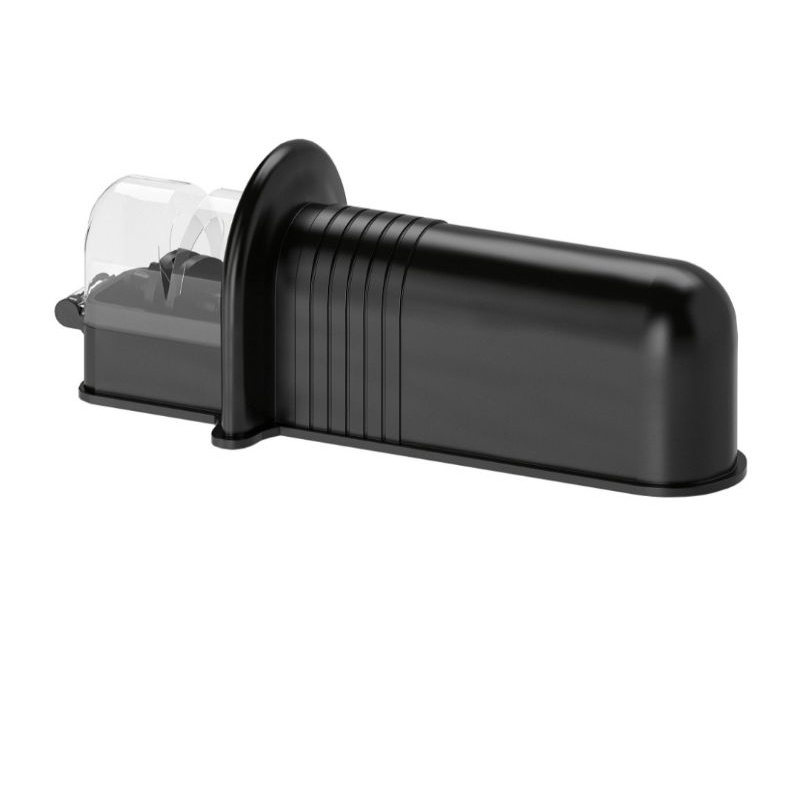 Pengasah Pisau Asahan Batu Asah Pisau Gunting Hitam 16cm Hitam