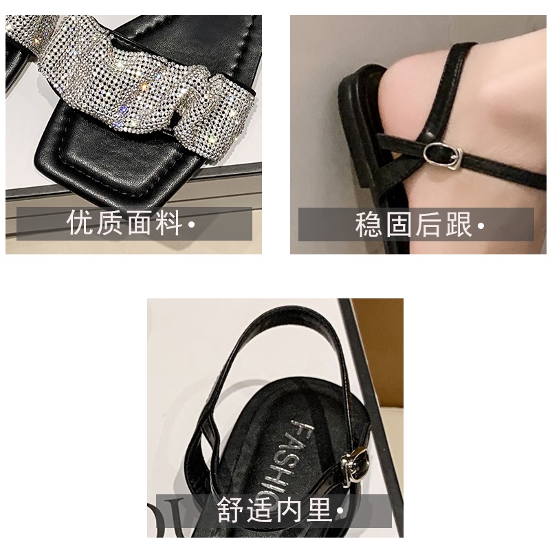 aid 0150, sandal wanita import fashion sandal slip on cantik dan terkiniian terlaris termurah