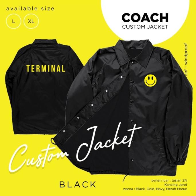 Jaket Coach Custom Terminal