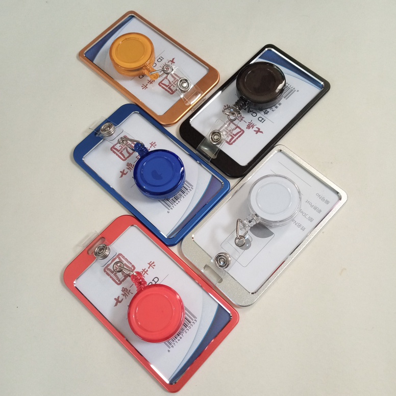 

ID Card Holder Alumunium dengan Yoyo Tarik