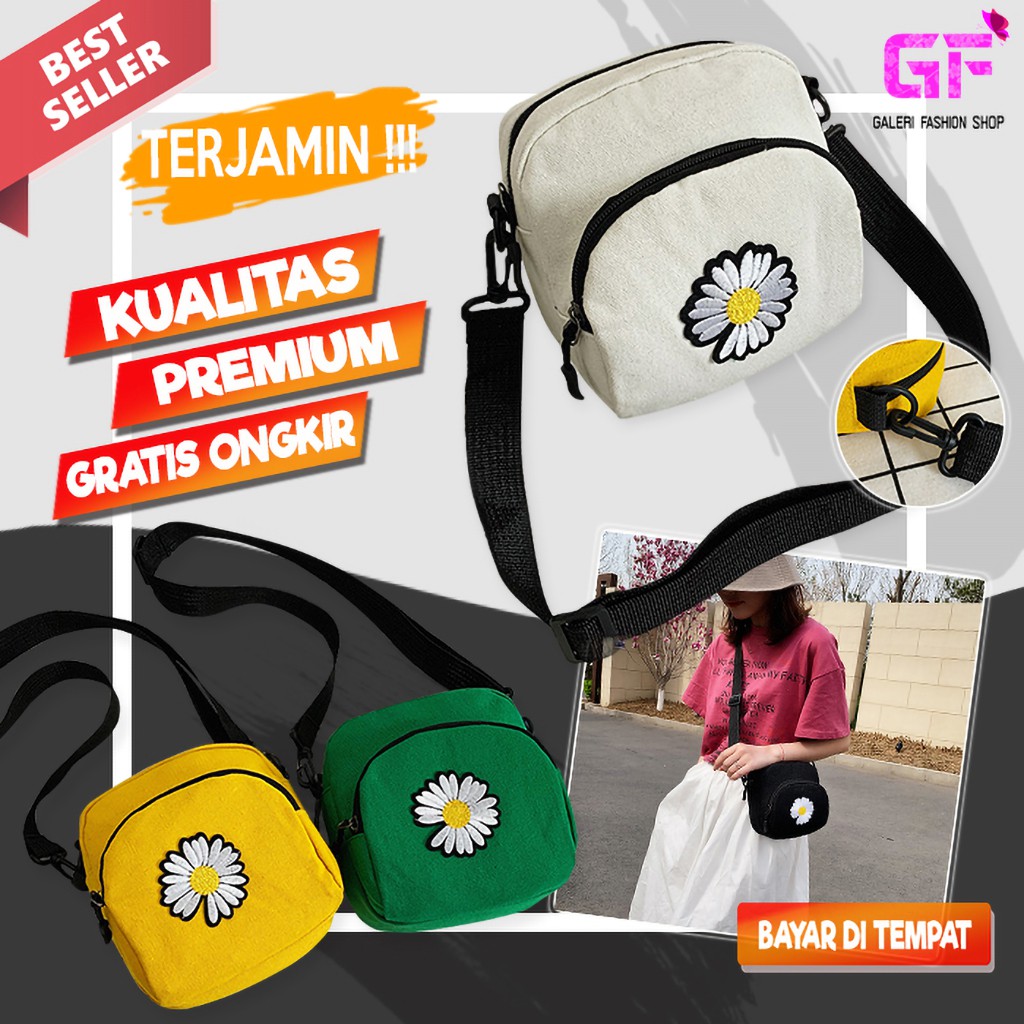 TAS SELEMPANG WANITA SLEMPANG SLING BAG MINI KECIL FASHION CEWEK KOREA SIMPLE IMPORT MURAH COD GF617