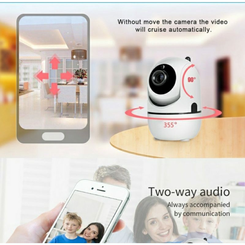 IP Cam Human Tracking CCTV Wifi Wirelles 8MP Full HD -P6SLite Wireless Camera