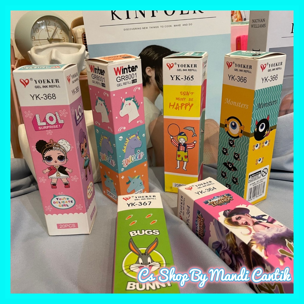 

Refil Pulpen Isi 20pcs Karakter Kartun Lucu Random Murah Ecer Grosir