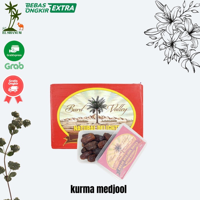 

Kurma Medjool Natural Delights Fresh Dates 500gr / Medjol Jumbo