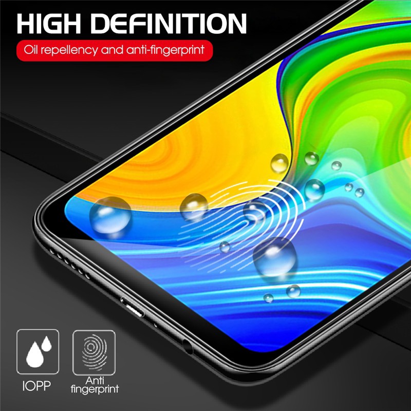 Pelindung Layar Tempered Glass Redmi Note 9 + Pro 2 in 1