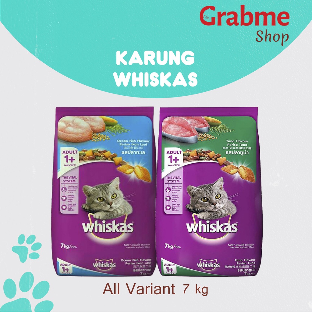 Makanan Kucing murah WHISKAS All Variant 7 kg