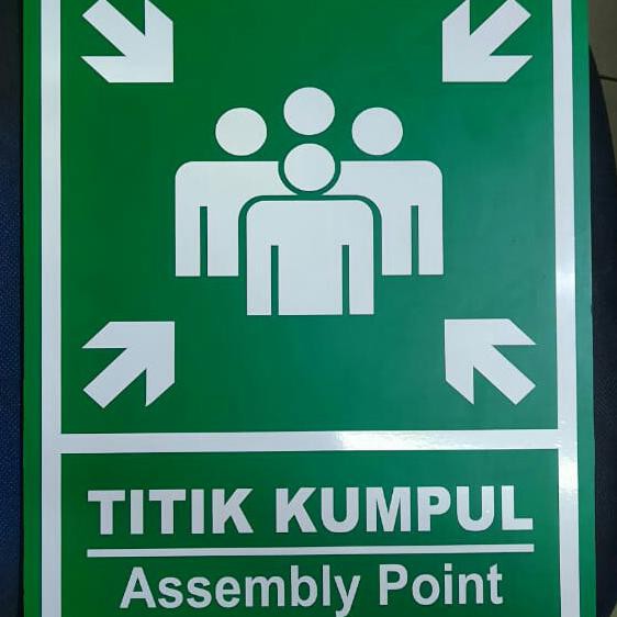 

BARANG BARU sign titik kumpul / assembly point