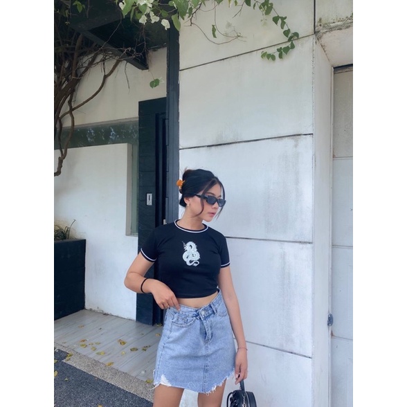 CROP TOP DRAGON // CROP TOP