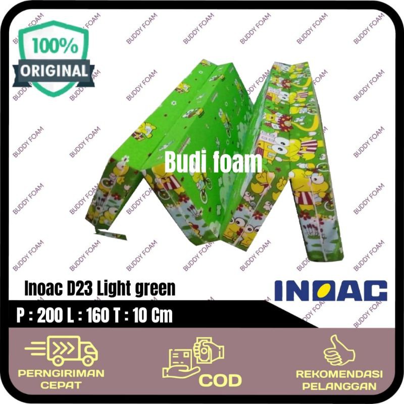 INOAC Kasur lipat Inoac ukuran 200 x 160 x 10 cm