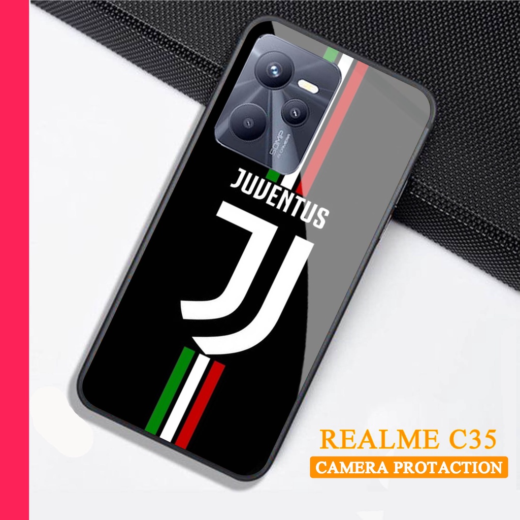 Softcase Glass Kaca REALME C35 - Case Handphone REALME C35 [T22]
