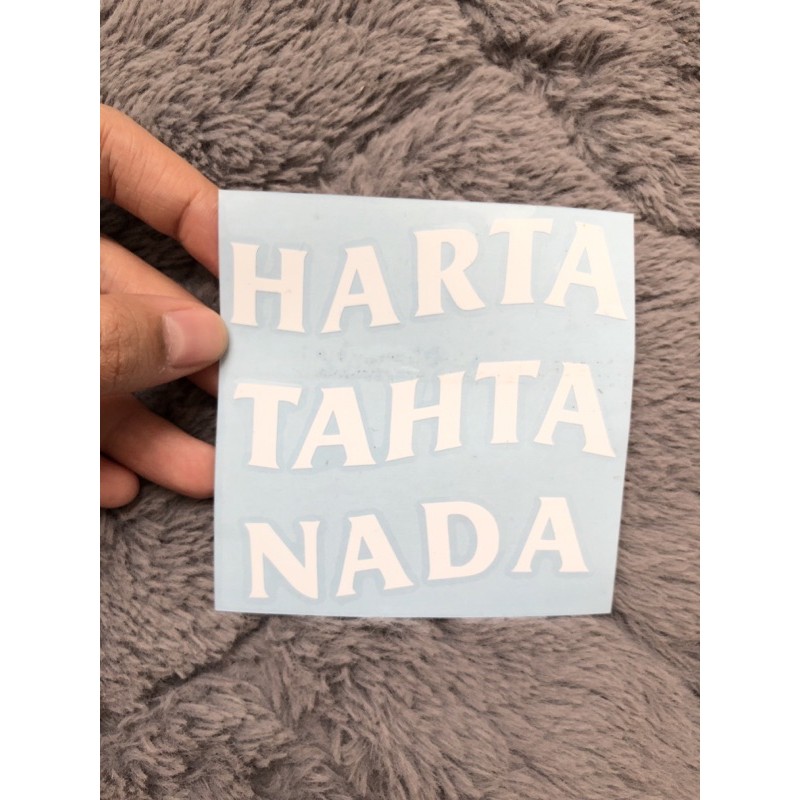 

Cutting sticker harta tahta Nada