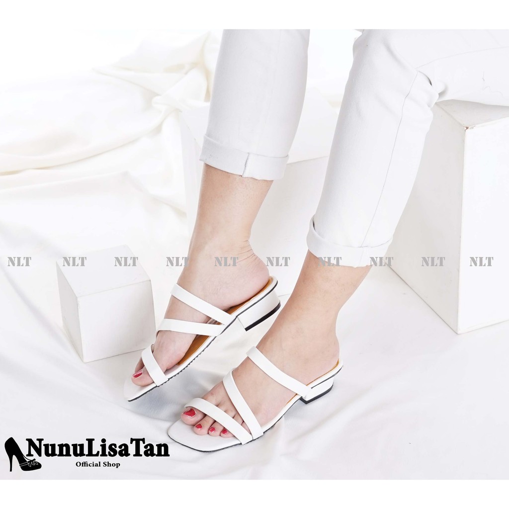 NunuLisaTan SILKY - Terbaru Termurah High Heels Korea TALI SILKY