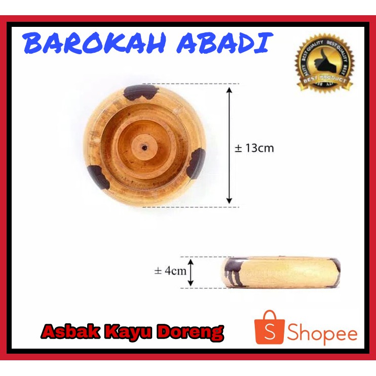 Asbak Kayu Murah &amp; Bagus Asbak Kayu  Ukuran Kecil, Unik dan Murah.