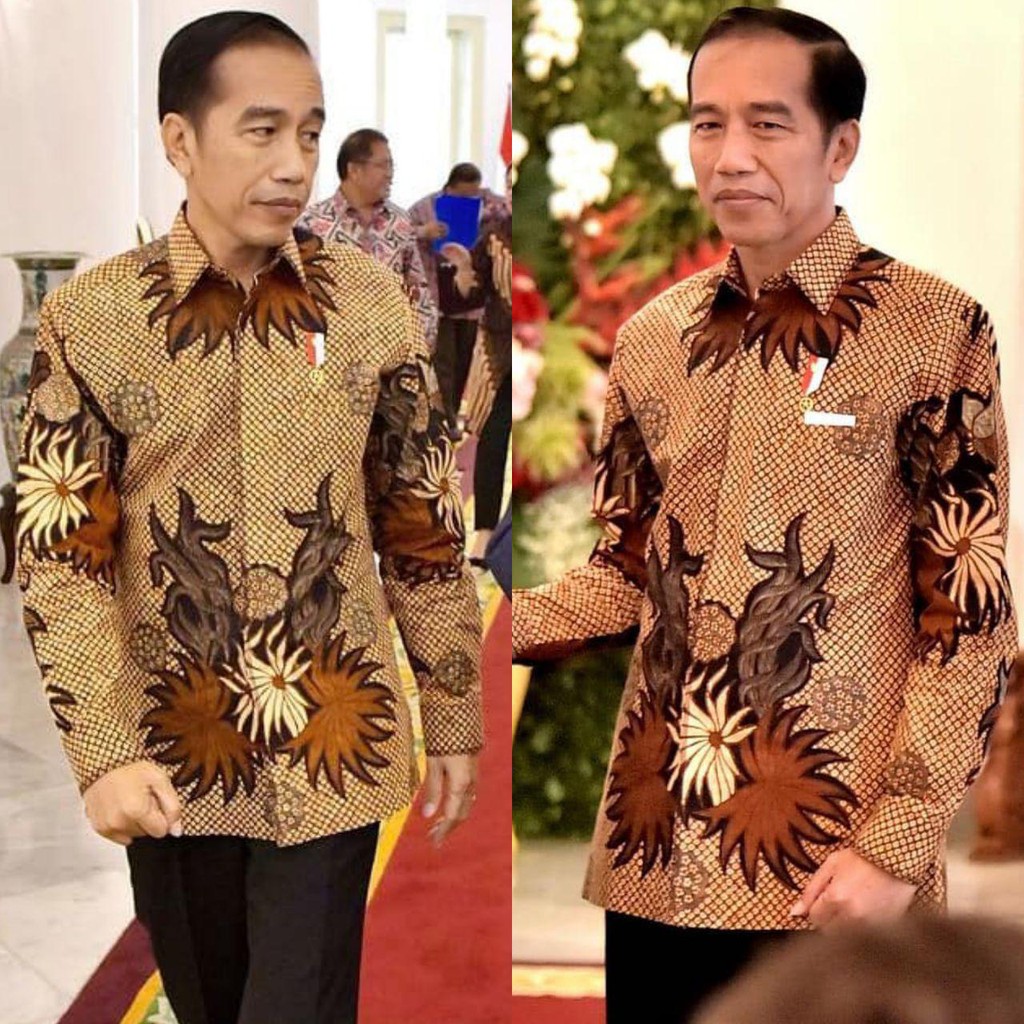 92+ Model Baju Batik Jokowi HD