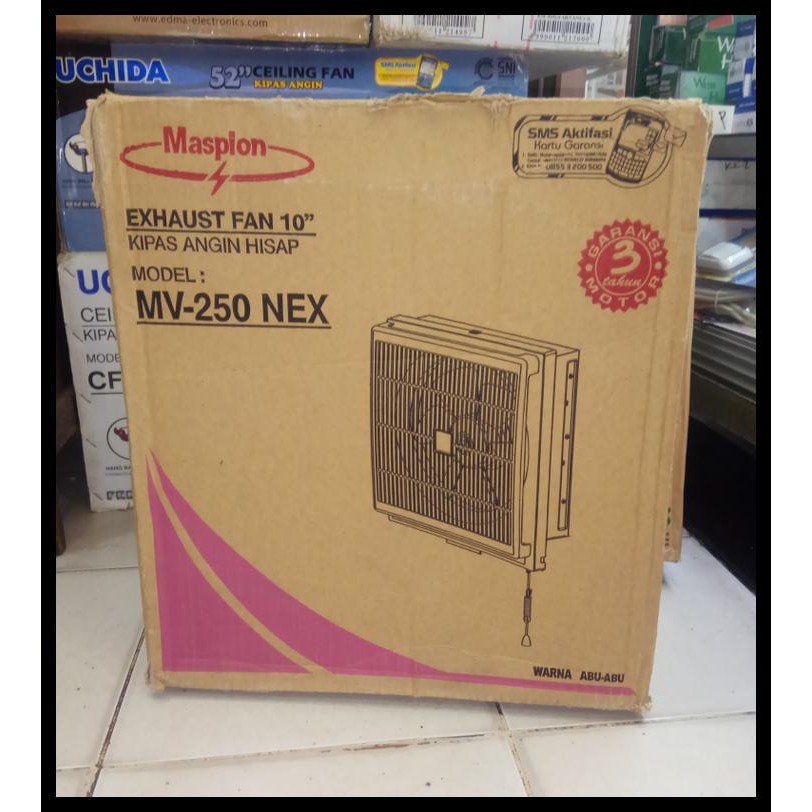 Exhaust Tembok Dinding 10 Mv - 250 Nex / Exhaust Fan Maspion Mv-250Nex