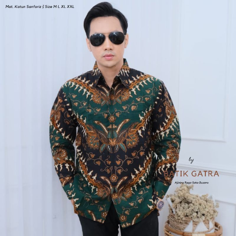 Batik Pria Lengan Panjang Keris Mekar Full Furing