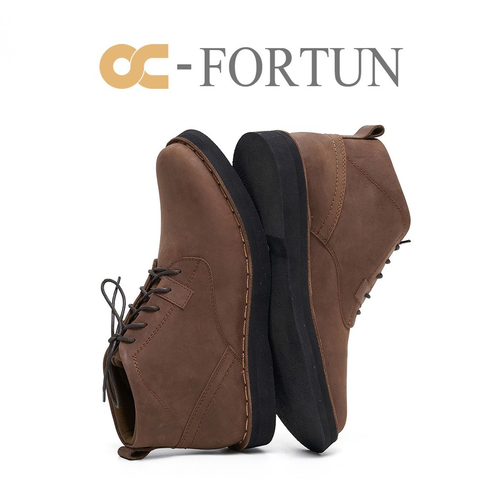 SEPATU KULIT BOOT TERLARIS OC-FORTUN