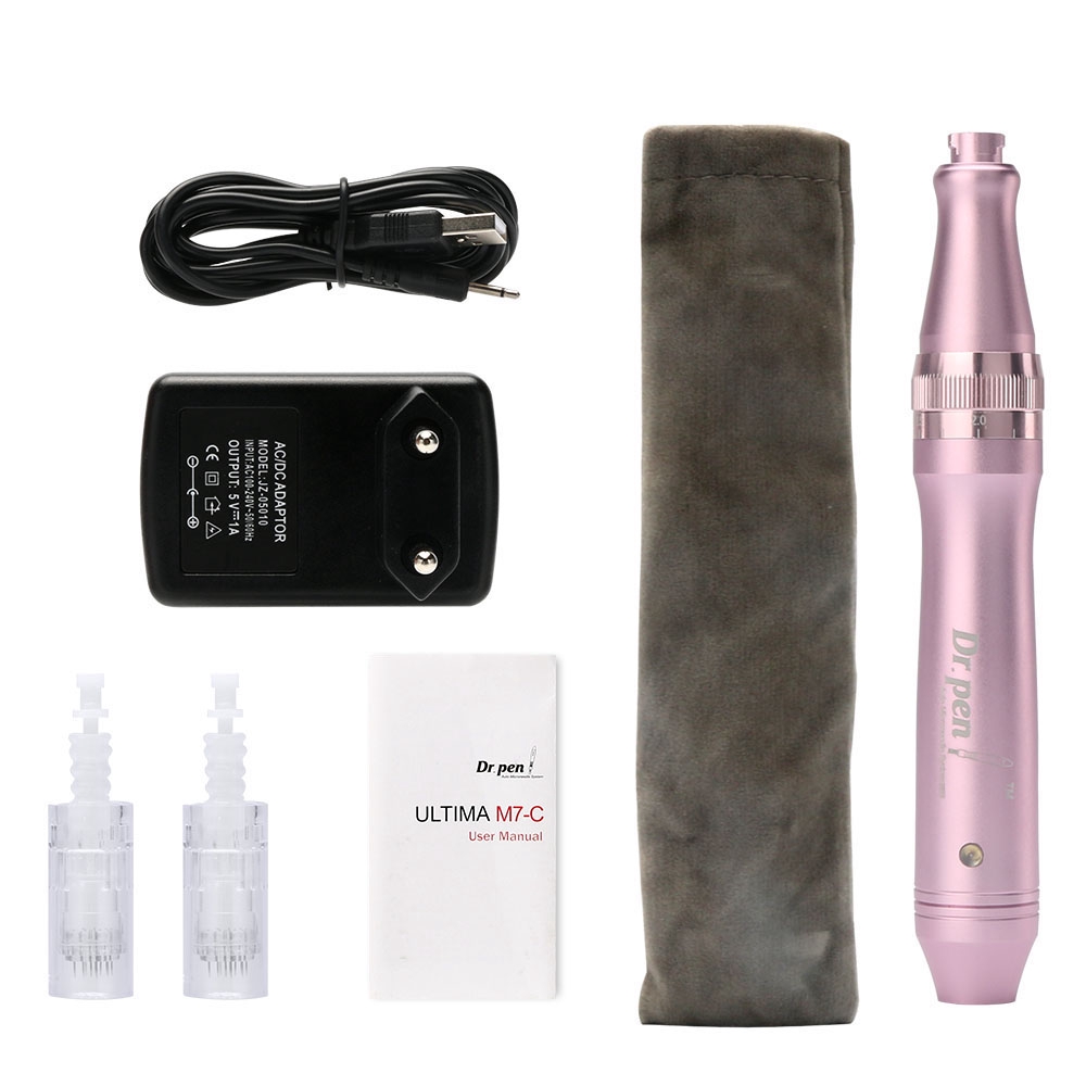 DrPen M7 12 Pin Ultima Dermapen Bb Glow Sulam MTS Acne Scar Bopeng Mym Dr.pen Dermapen M7