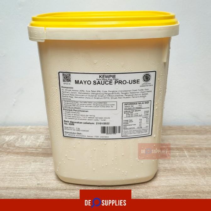 

Cuci Gudang Awal Tahun Kewpie Mayo Sauce Pro Use 3kg - Saus Mayonaise Siap Pakai Horeca Cuci Gudang Awal Tahun