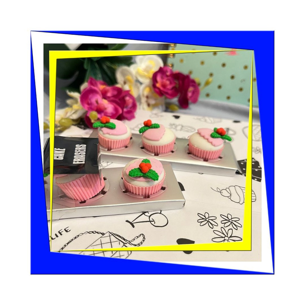 

PENGHAPUS LUCU BENTUK CUP CAKE 1 POUCH ISI 3 PCS LENGKAP IMPORT TERMURAH KARET PENGHAPUS UNIK IVN2001