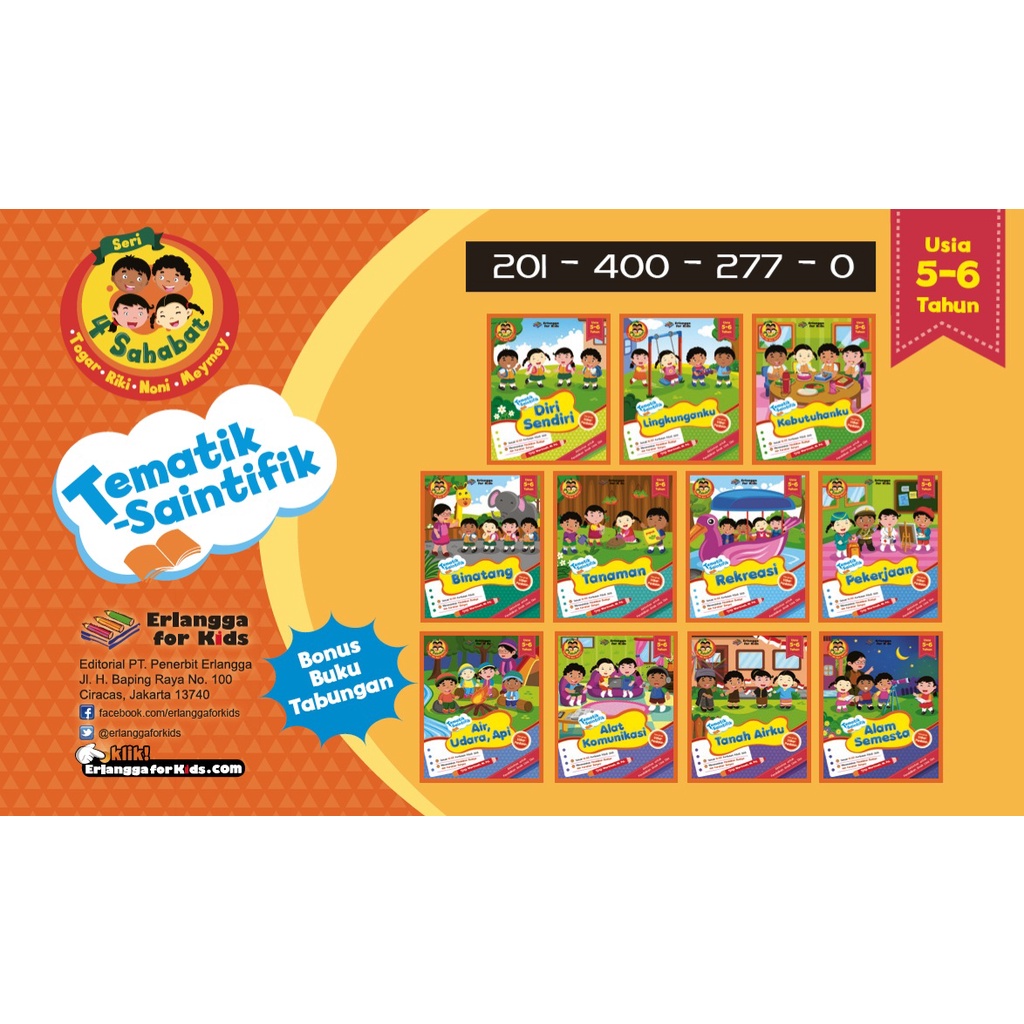 PAKET SERI 4SAHABAT-TEMATIK SAINTIFIK 5-6TH