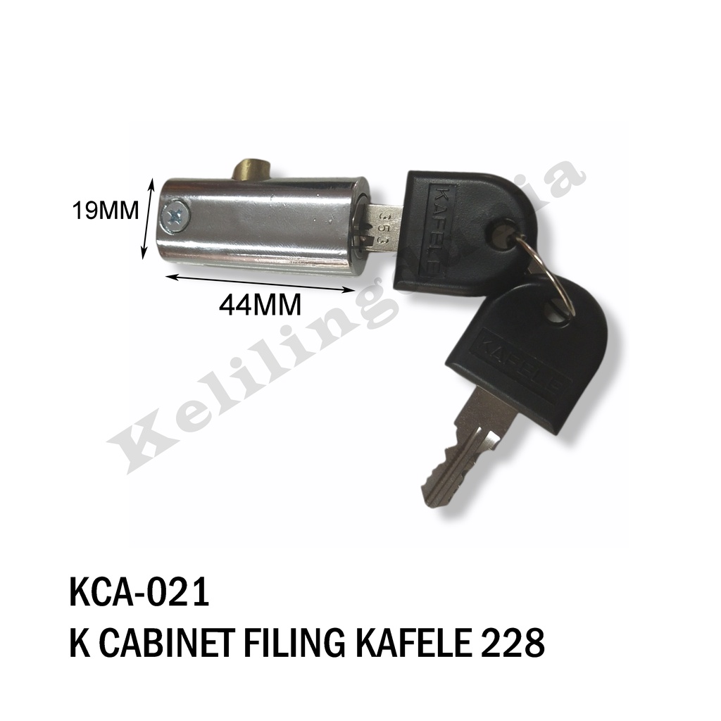 Kunci Cabinet 20 MM Camlock FILLING KAFELE 228 Pintu Lemari Kayu Besi