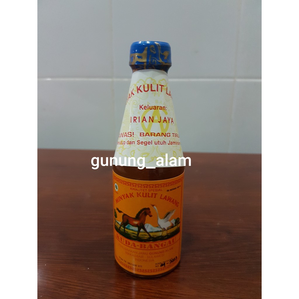 

Minyak Kulit Lawang 100 ml Kwalitet (Spesial) Cap Kuda Bangau