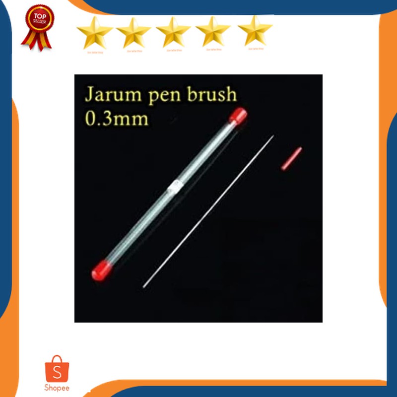 

Beli Sekarang jarum pen brush 0.3mm spare part airbrush pen