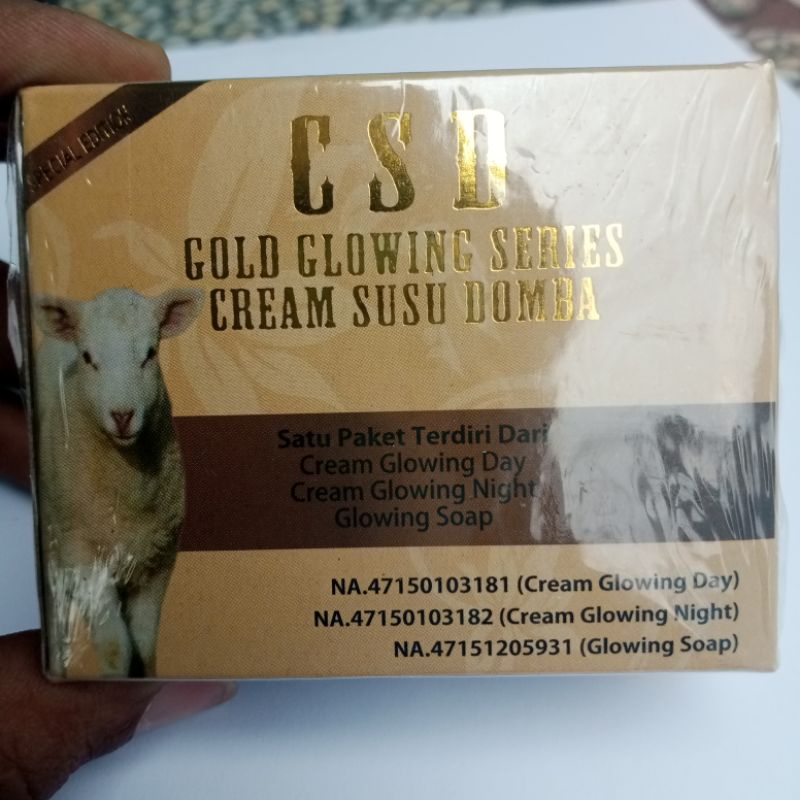 csd cream susu domba gold 15gr holo mds bpom