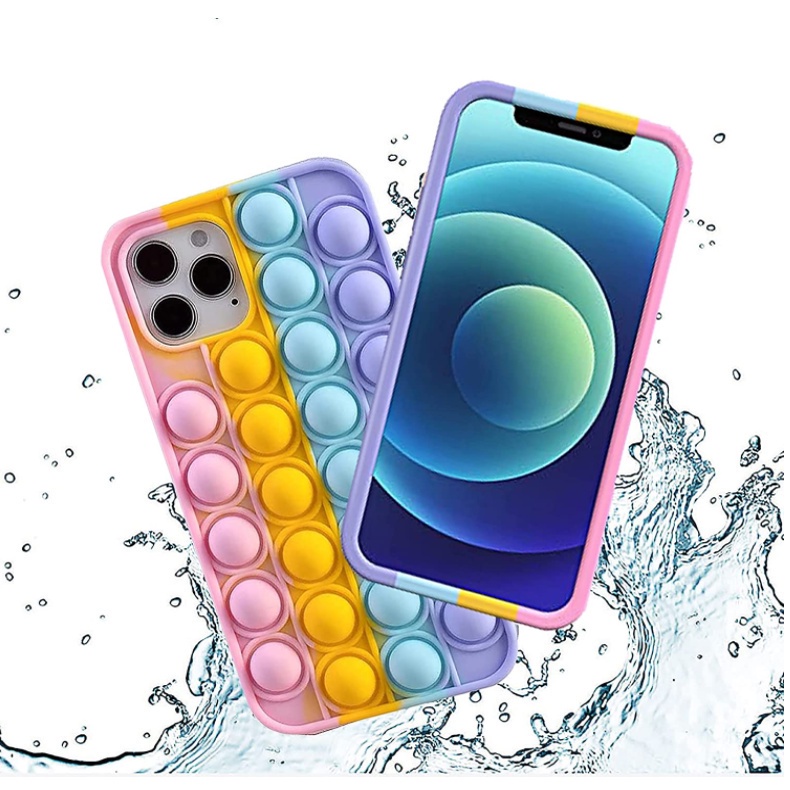 Princess POP IT PHONE CASE RAINBOW OPPO A35 CASING OPPO K1 PHONE CASE POPIT CASING