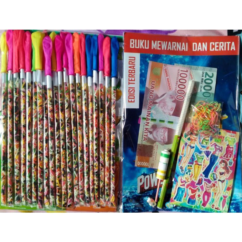 

STICK MESES BALON/BERHADIAH MAINAN ISI 20 PCS