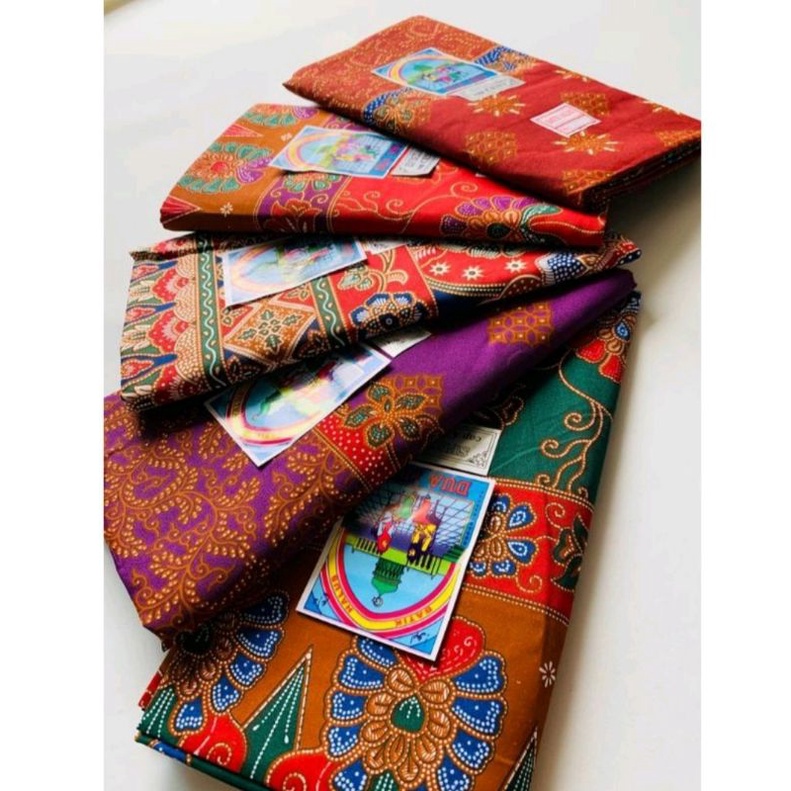Kain sarung wanita dua ibu kain batik cap cent