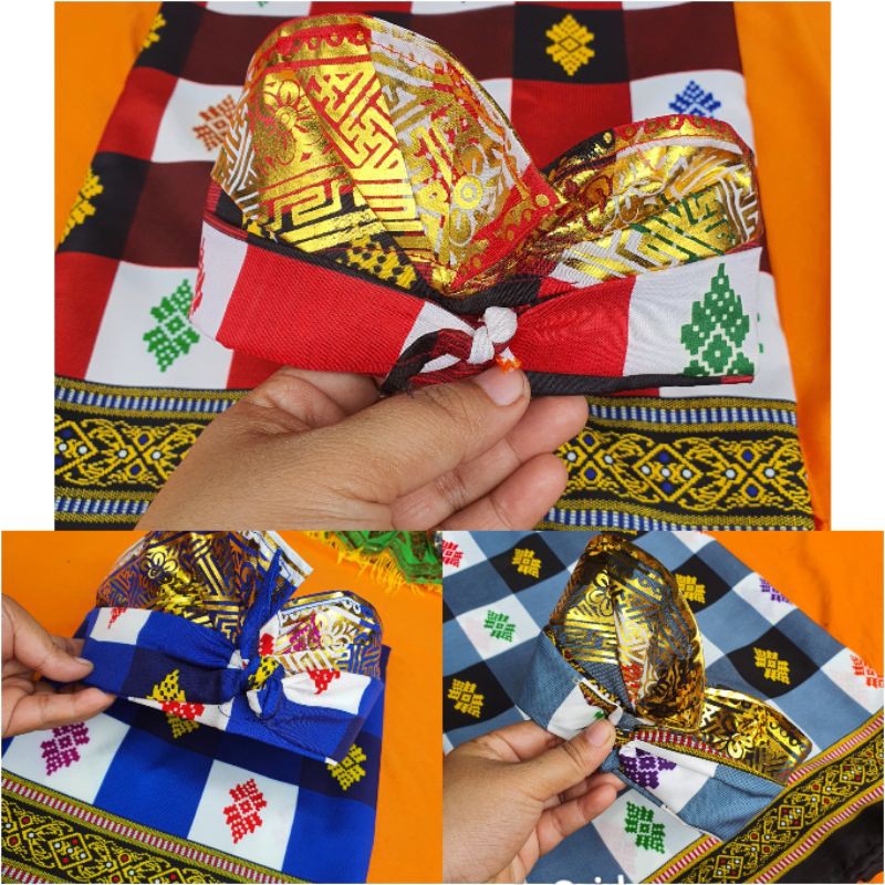 SARUNG BALI CATUR JUMBO  & UDENG BALI