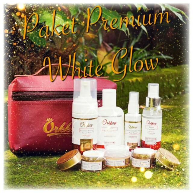 BEST SELLER  WHITE GLOW PREMIUM ORKKAY SKINCARE  CREAMPEMUTIH WAJAH GLOWING TERLARIS NO 1 DI SHOPEE
